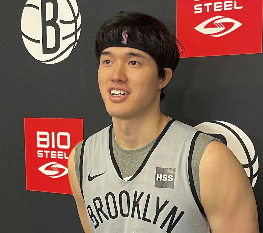 【画像・写真】NBAネッツ渡辺　開幕ロースターに安堵「正直しんどかった」
