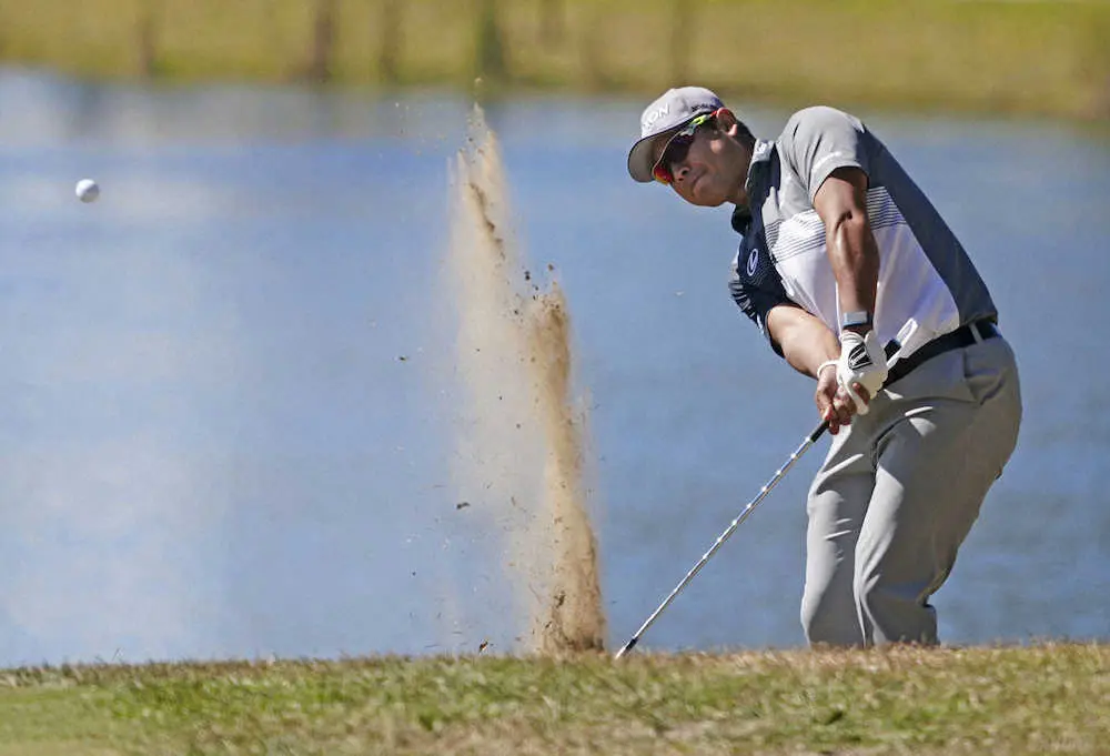 【画像・写真】松山6差44位発進　「普通に打てれば別に問題ないけど、普通に打てていない」
