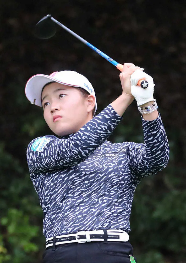 【画像・写真】佐藤心結　宮里藍さんの金言胸に　新人3人目の初勝利を