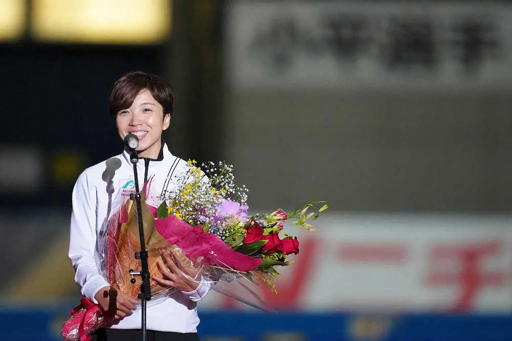 【画像・写真】小平奈緒　引退レースの点数聞かれ「点数はつけません。唯一無二です」