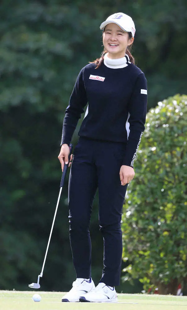 【画像・写真】2週連続V狙う川崎春花は渋野日向子、山下美夢有と同じ注目組に「こんな組に入っていいんかな…と」