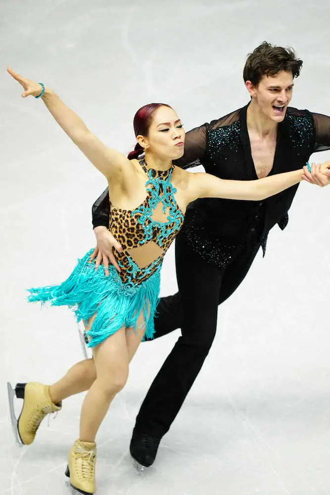 【画像・写真】小松原組が自己ベストの68・88点で7位発進　豪快リフトで歓声　アイスダンスRD