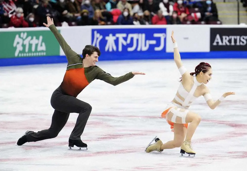 【画像・写真】小松原美里、尊組は166・06点で7位　ギレス、ポワイエ組がV　スケートカナダ