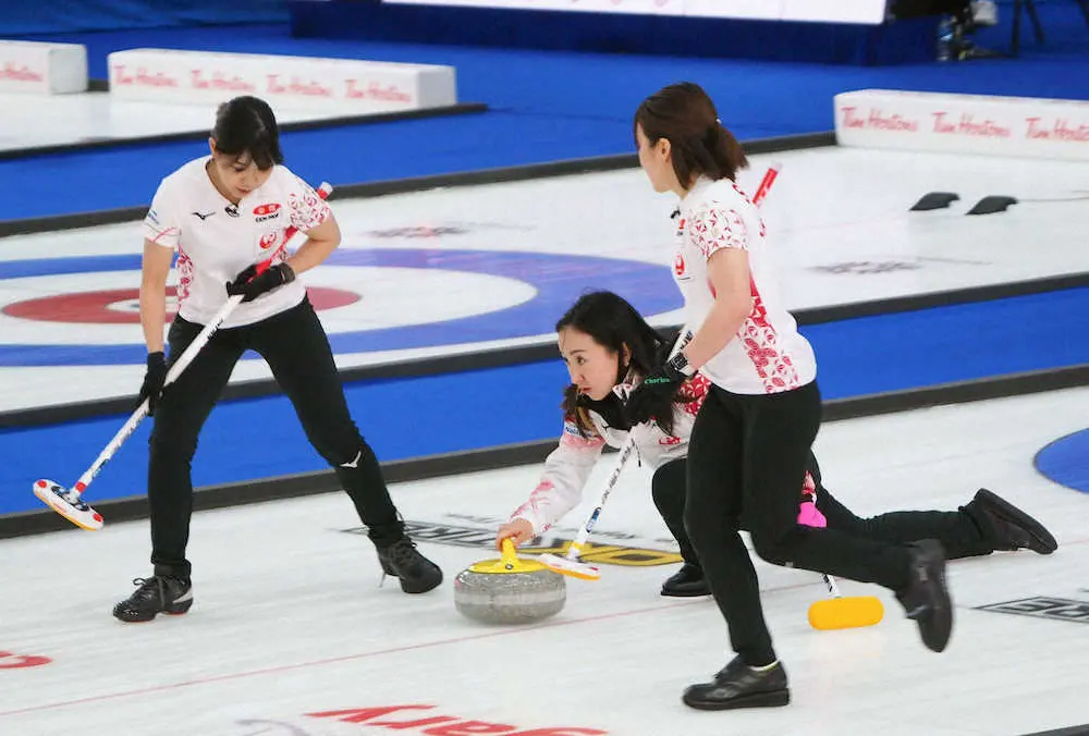 【画像・写真】ロコは黒星スタート　カーリングPC選手権開幕