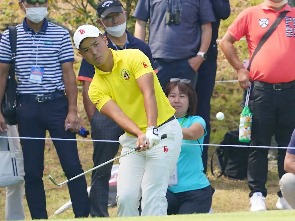 【画像・写真】蝉川“魅せて”68！決勝R進出　11番で「少しリスキーに」起死回生ショットから攻勢