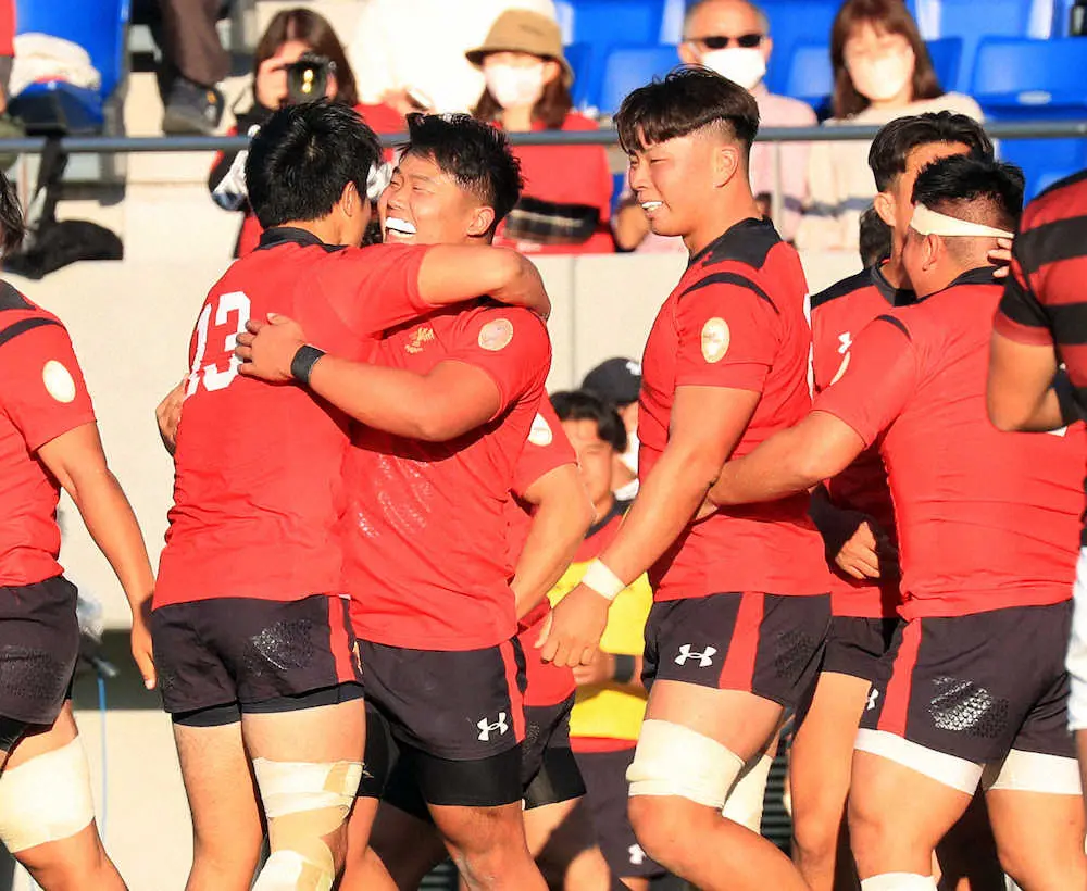 【画像・写真】帝京大が対抗戦連覇“王手”　次節・明大戦に3トライ差以上の勝利でV　相馬監督「突き抜けたい」
