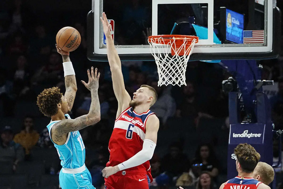 【画像・写真】ウィザーズは3試合ぶりに白星　八村は16得点　敵地シャーロットでの連敗を9で阻止