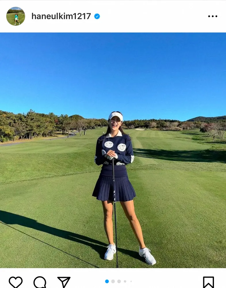 【画像・写真】昨年引退のキム・ハヌルさん　“おへそチラ見せ”私服ショット公開に反響「なんでそんなにかわいいの？」