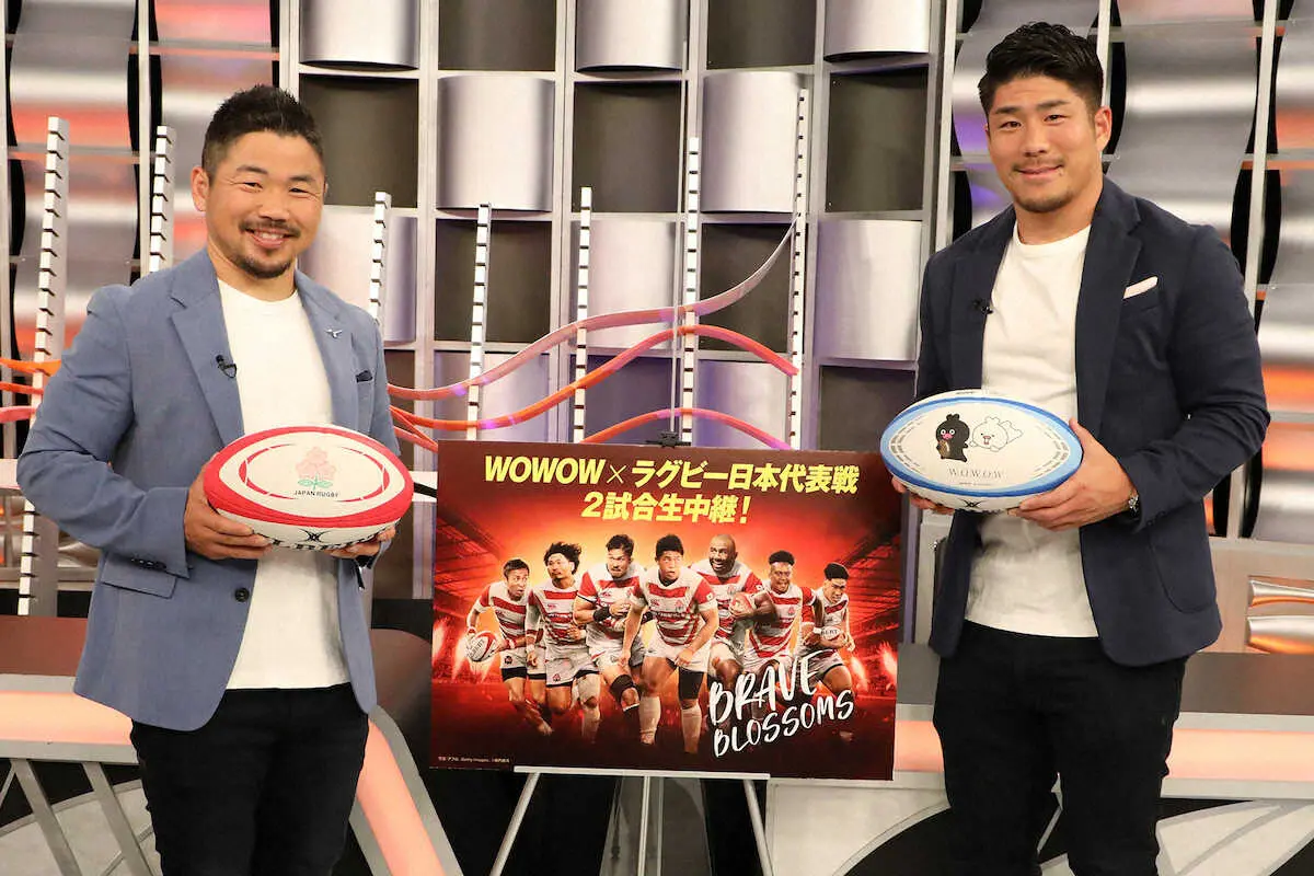 【画像・写真】注目選手は？勝敗の鍵は？ラグビー日本―イングランド戦　WOWOWでW解説のSH田中＆SO松田が対談