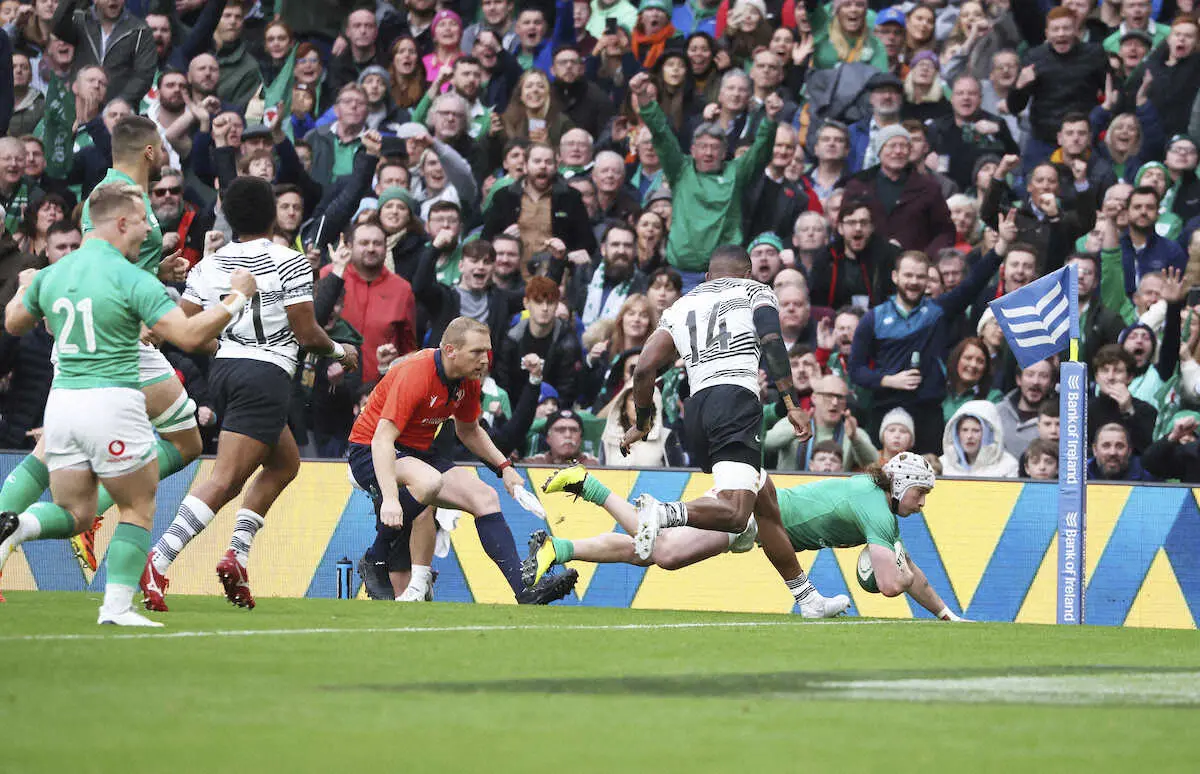 【画像・写真】世界ランク1位のアイルランドがフィジーに快勝　メンバー大幅変更も貫禄見せる　ラグビーANS