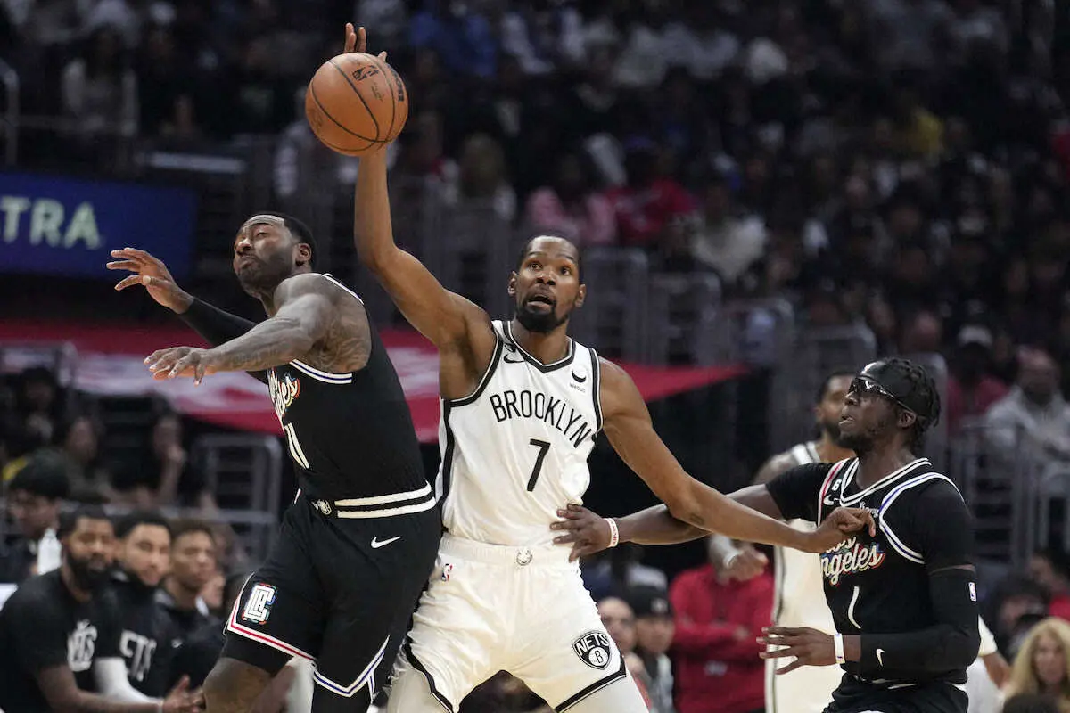 【画像・写真】ネッツが勝率5割まであと「1」　デュラントは開幕13戦連続で25得点以上　渡辺は2試合連続欠場