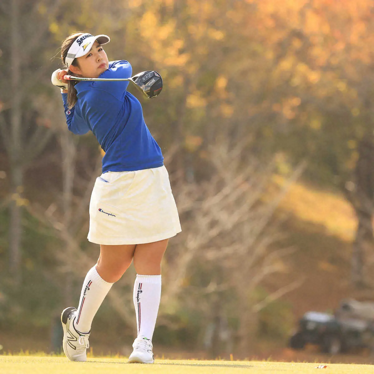 【画像・写真】山下美夢有　涙を浮かべて…応援に感謝「ここまで強くなれた」　今季4勝目で史上最年少女王に