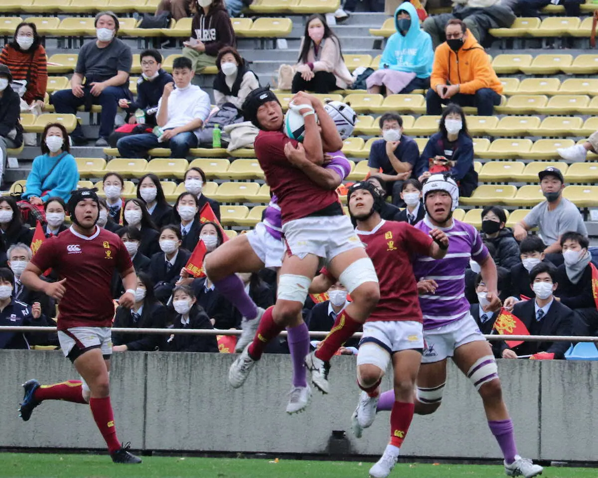 【画像・写真】高校ラグビー東京予選　目黒学院が3年連続21回目の出場　“今季2敗”の東京高に接戦でリベンジ