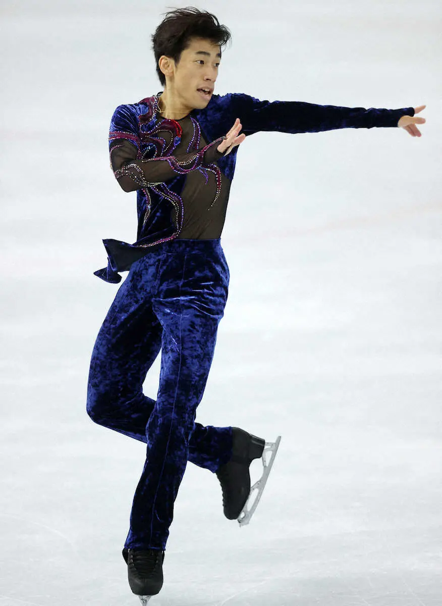 【画像・写真】織田信成「楽しかった」　9年ぶり競技会で3回転半成功