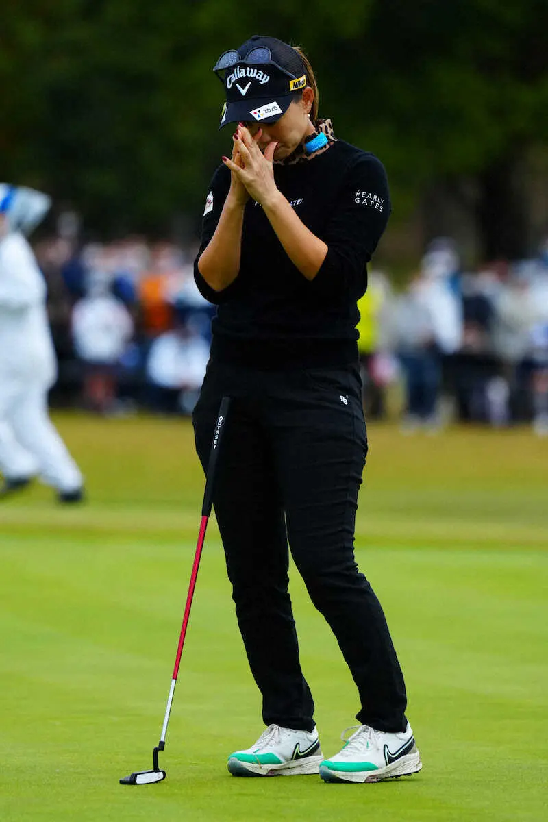 【画像・写真】上田桃子　3位で今季2勝目逃し「自分はまだまだ」　16番で痛恨ダボ