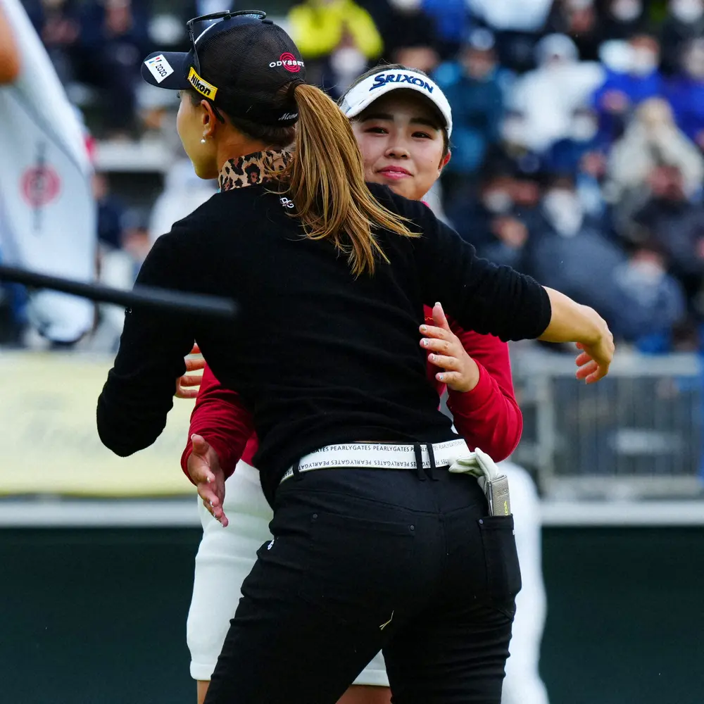 【画像・写真】女子ゴルフ・上田桃子　“新女王”山下美夢有へ贈った言葉に…称賛の声続々「心配りも素晴らしい」
