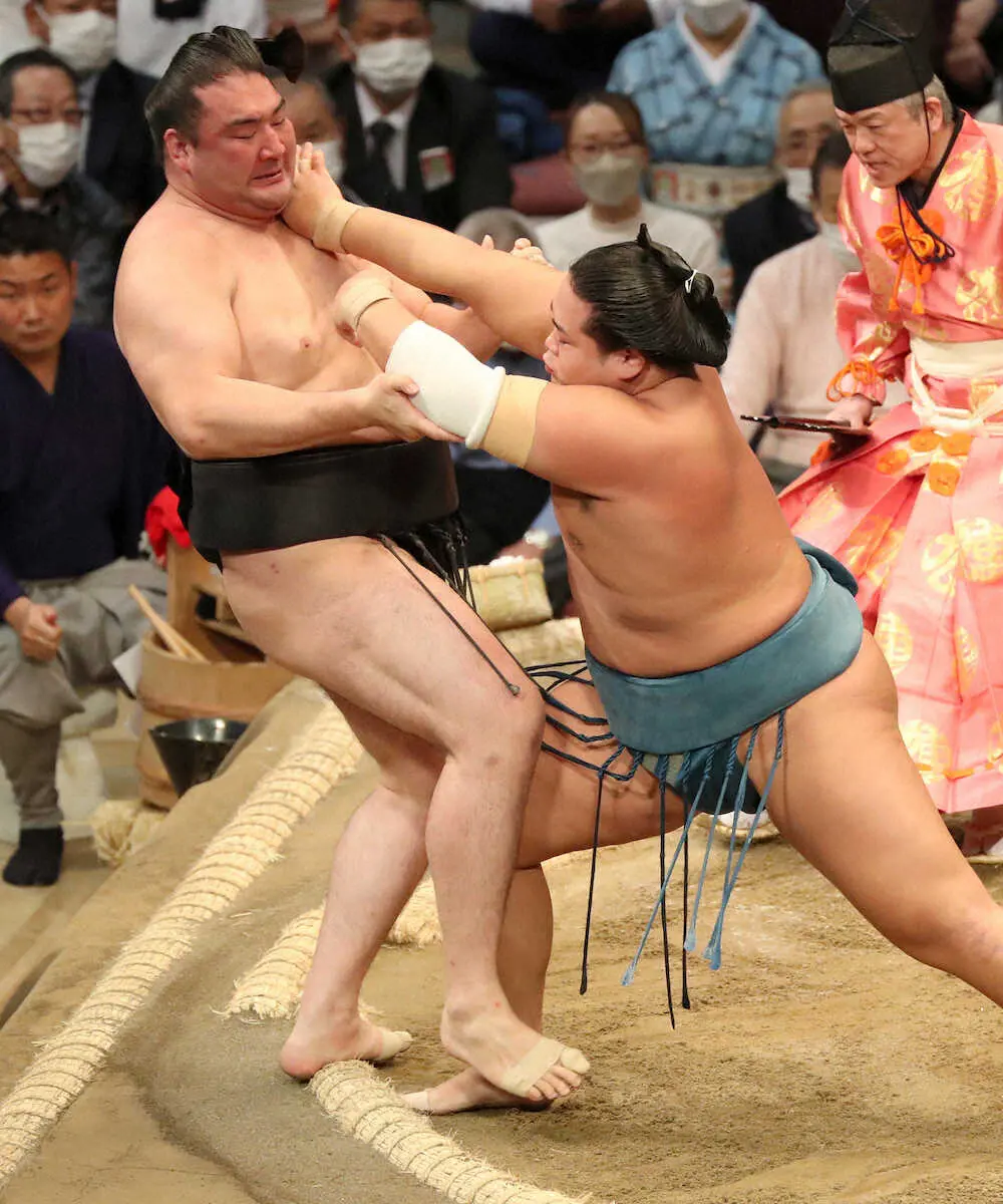 【画像・写真】錦富士　小学校からのライバルに負けん！阿武咲と出世争い　3場所連続の2桁勝利へ連勝発進