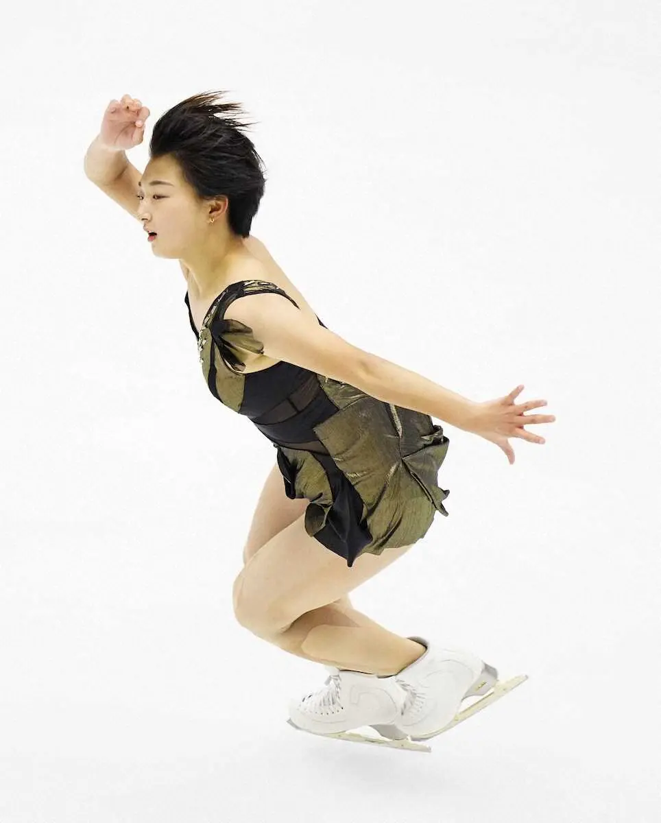 【画像・写真】坂本花織、曲かけ失敗もジャンプ修正　午後3時42分登場