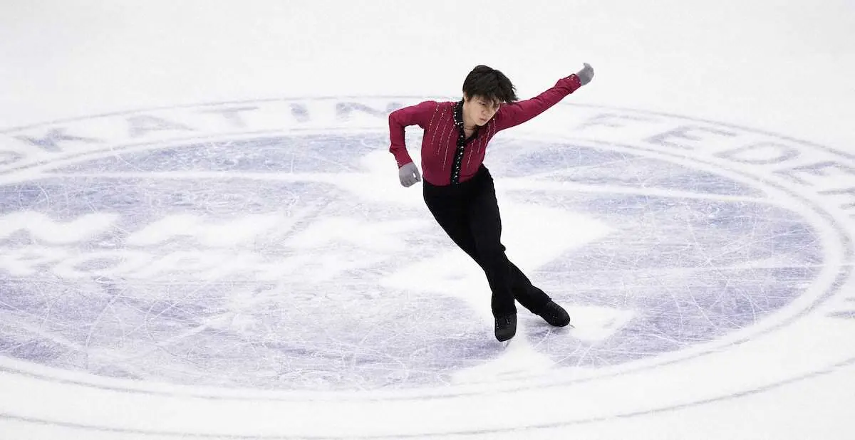 【画像・写真】宇野昌磨は淡々調整　SP大トリ午後8時30分登場
