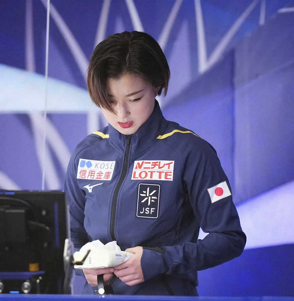 【画像・写真】坂本花織　首位と4・15差のSP2位発進「ふがいない」も「次につながるギリギリのラインで耐えた」