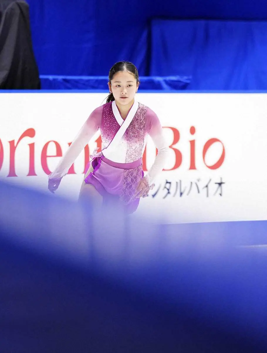 【画像・写真】渡辺倫果　アクセルジャンプなど確認　逆転懸けたフリーへ最終調整