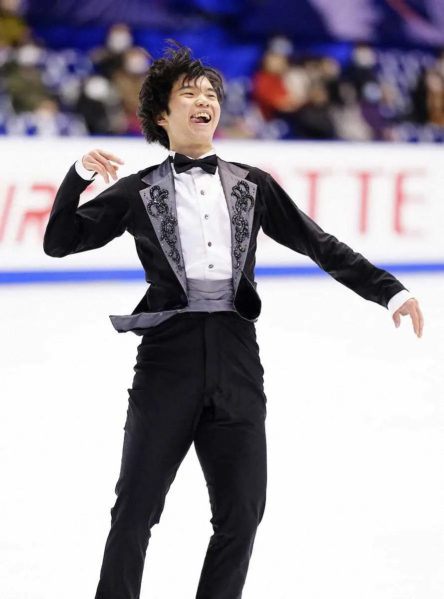 【画像・写真】友野一希は4回転2本着氷　フリー「こうもり序曲」調整