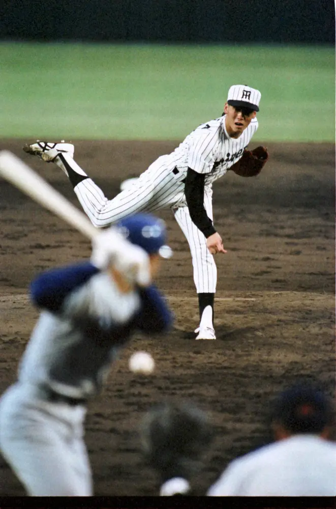 【画像・写真】立命大DL太田郁也の父、貴さんの現役時代（1993年6月10日撮影）