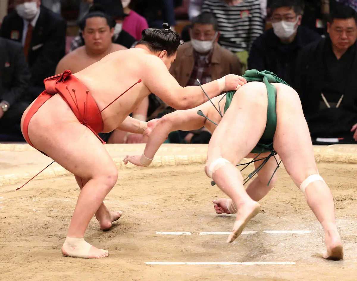 【画像・写真】豊昇龍　上手投げで1敗守る「狙い通りの相撲」