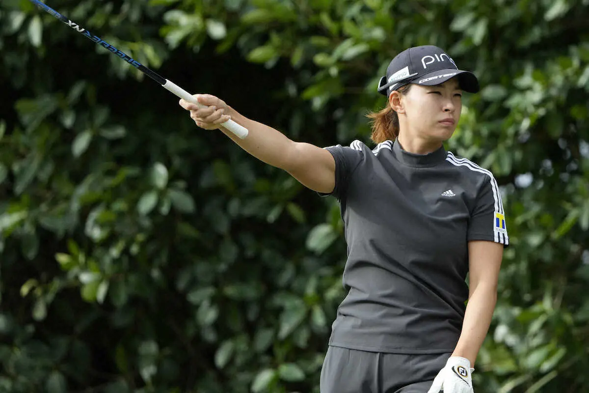 【画像・写真】米女子今季最終戦　渋野、強風に悩まされ49位と振るわず