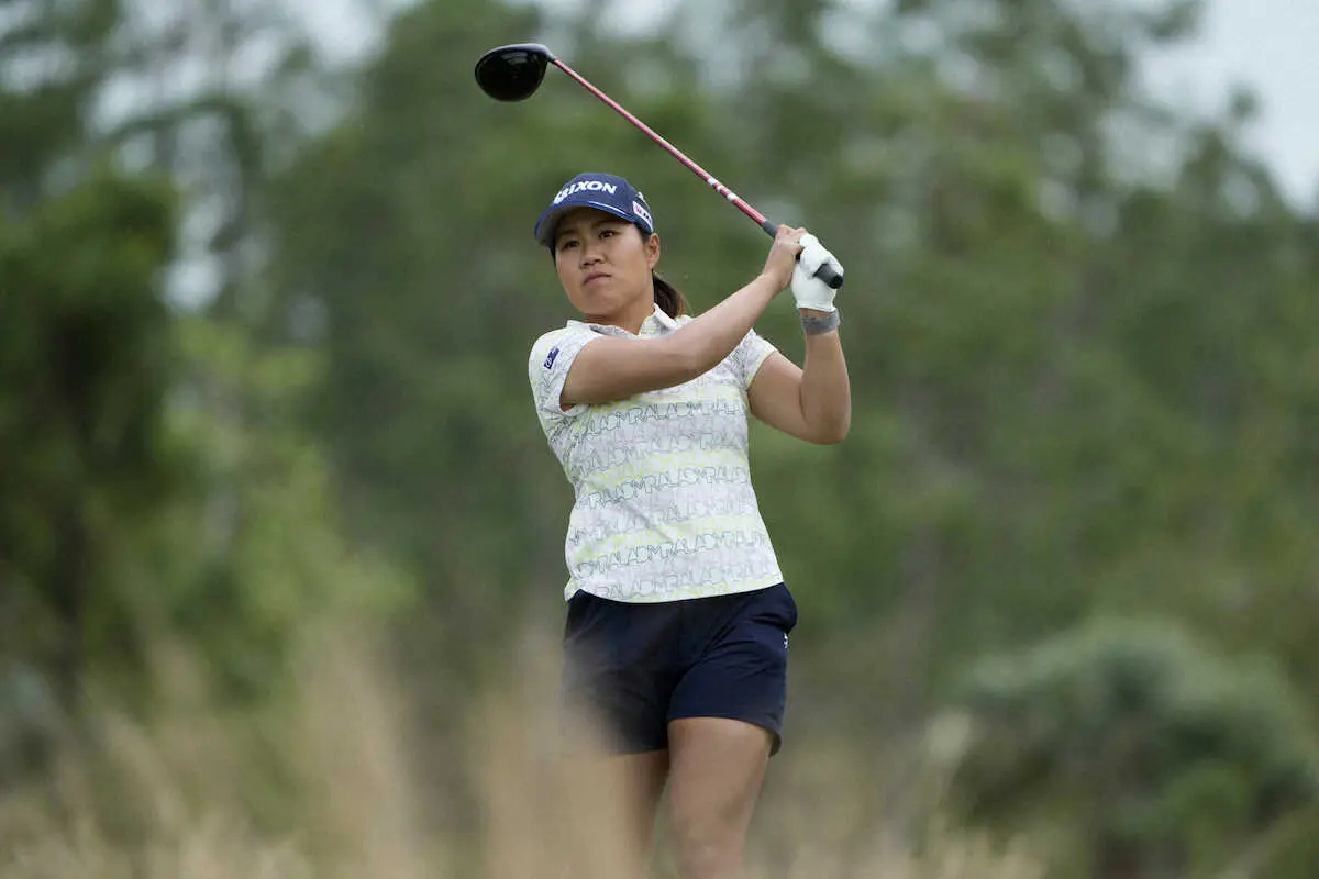 【画像・写真】米女子今季最終戦　奈紗は大崩れで41位、いきなり痛恨トリプルボギー