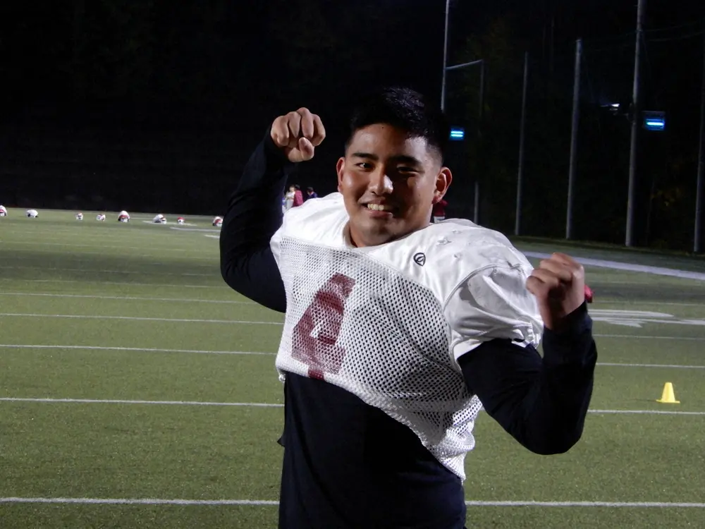 【画像・写真】アメフト立命大　LB藤本が将来に描く夢　ライバル関学大撃破で、その一歩目を記す