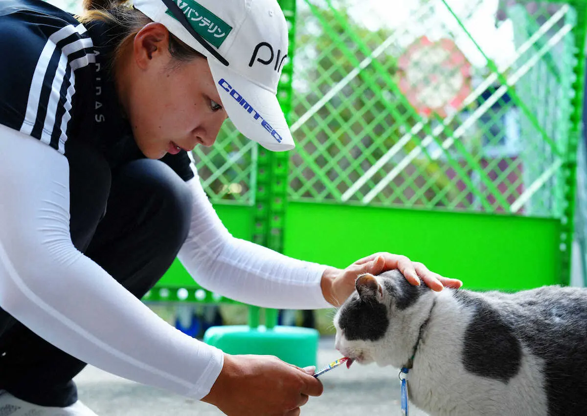 【画像・写真】渋野日向子　宮崎での今季最終戦に心躍る「辛麺、地鶏、餃子にうどん…食べたいものがあり過ぎて（笑い）」