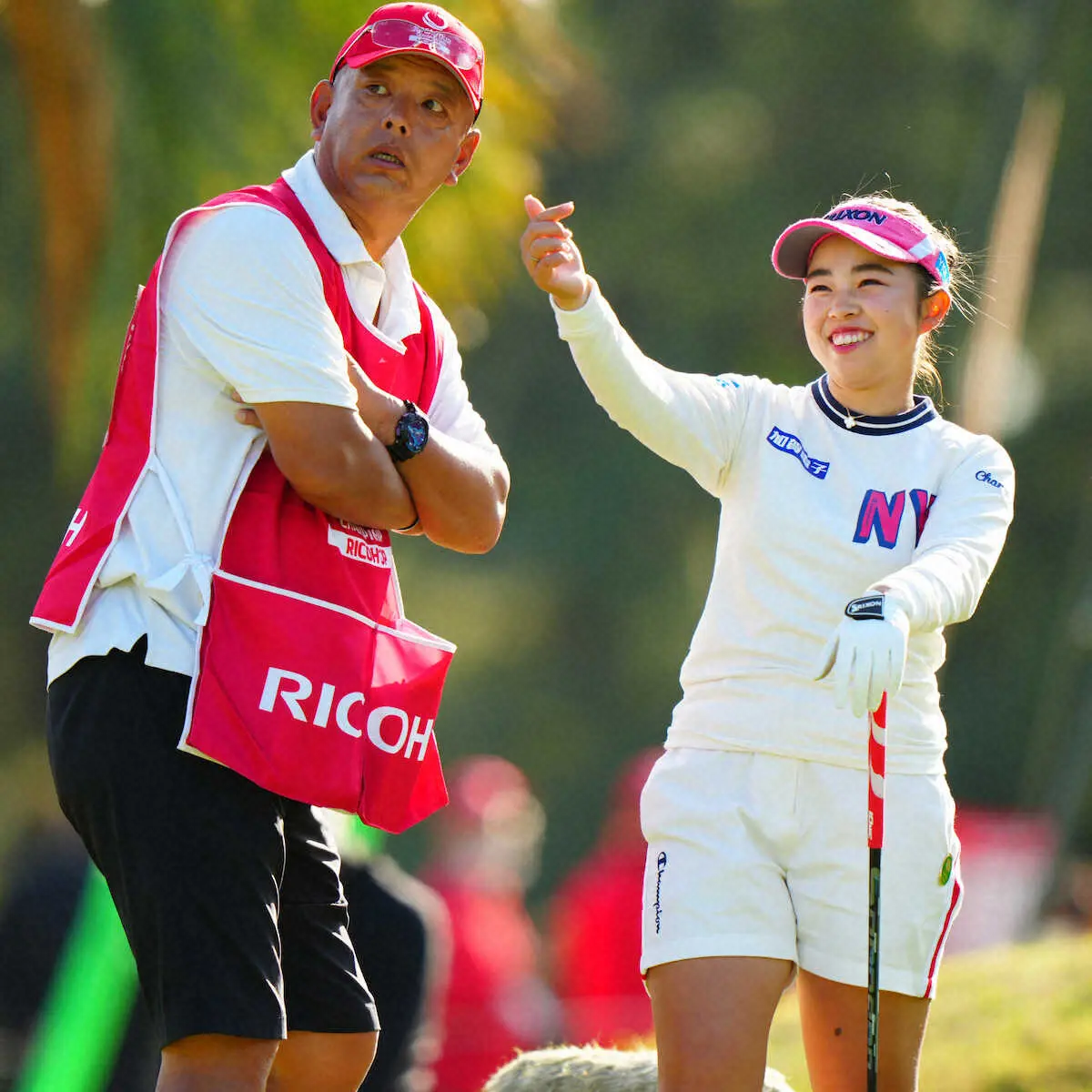 【画像・写真】年間平均ストローク「60台」を目指す山下美夢有が6アンダーで首位発進！1打差2位に藤田さいきら