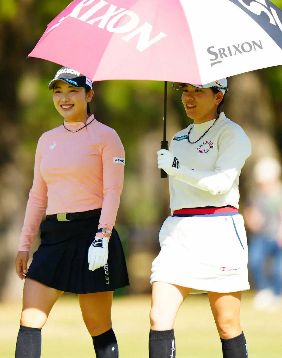 【画像・写真】勝みなみ　大会コース記録タイ64で4差4位浮上　Vで米ツアー予選会へ弾みだ