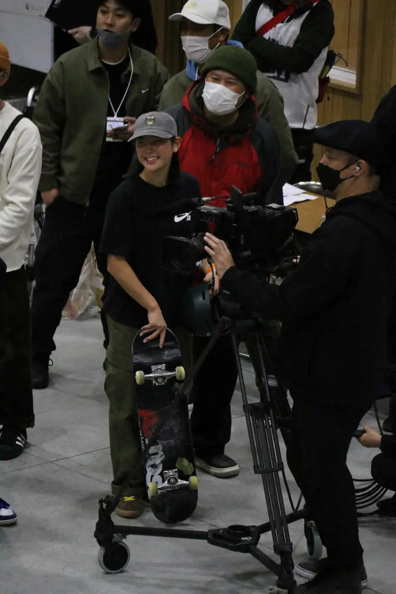 【画像・写真】15歳の伊藤美優が初優勝　男子顔負けの大技で高得点　スケートボードマイナビ日本選手権