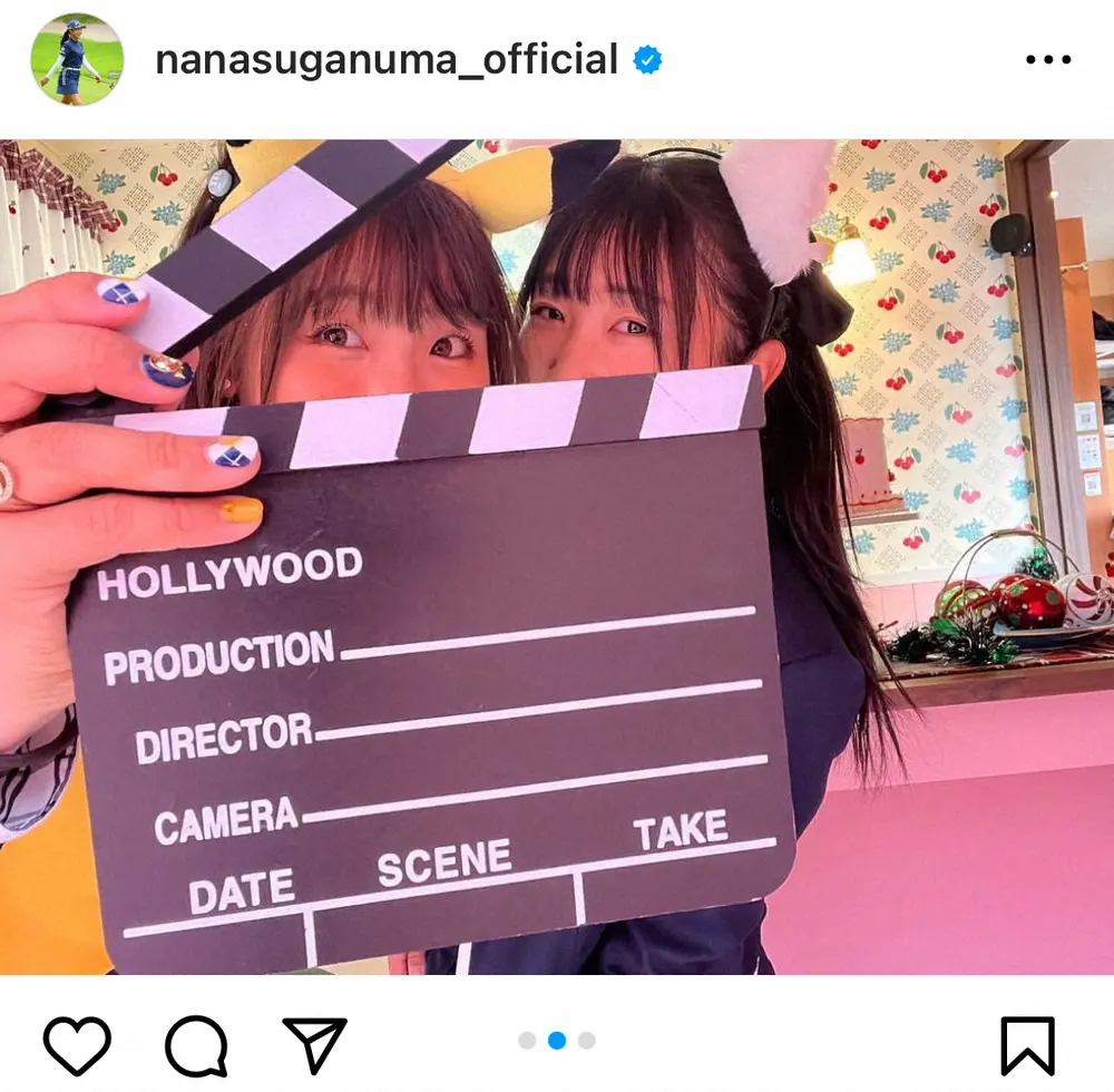 【画像・写真】女子ゴルフ・菅沼菜々　これは反則！吉田優利との制服ショット公開に「完全にアイドル」「リアルJK」