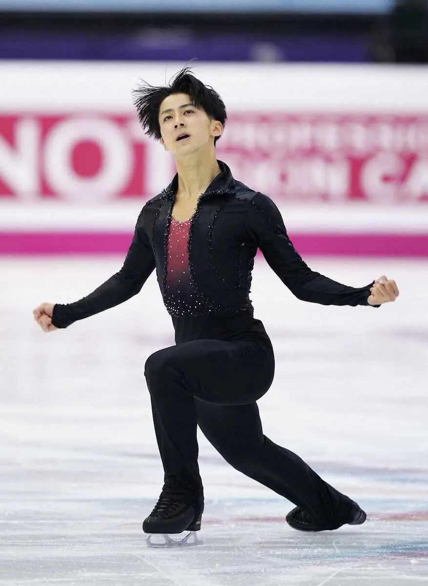 【画像・写真】中村俊介が74・81点で3位発進「ノーミスをできて良かった」　ジュニアGPファイナル男子SP