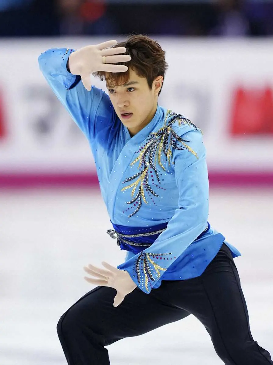 【画像・写真】片伊勢武アミンは2度転倒で6位発進「現実を受け止められていない」ジュニアGPファイナル男子SP