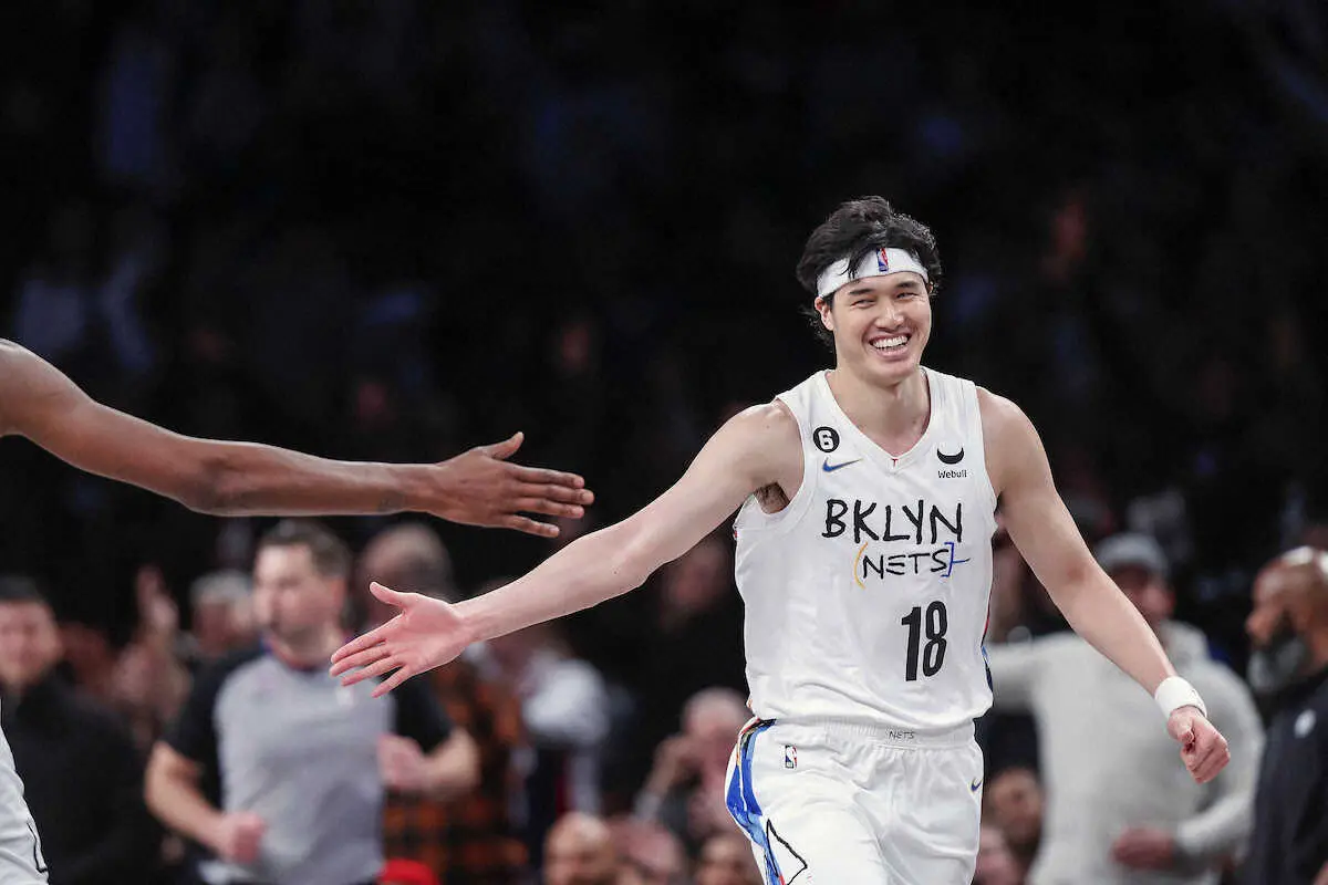 【画像・写真】ネッツの渡辺雄太が11試合ぶりに復帰　主力8選手が欠場する中でペイサーズ戦で途中出場