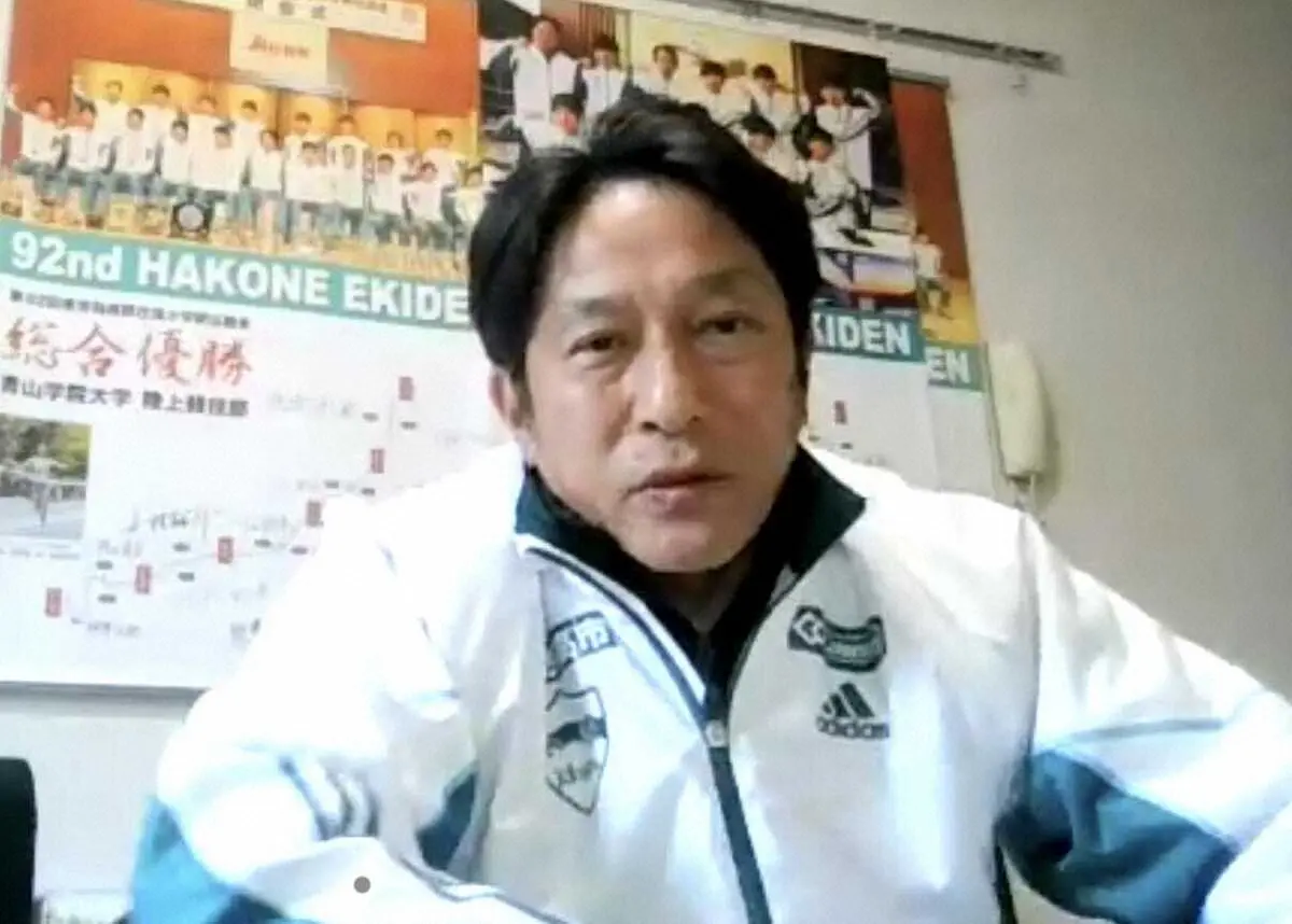 【画像・写真】青学大、箱根V2へ「ピース大作戦」　原監督、スポーツできる平和に感謝し「ピースでゴール」