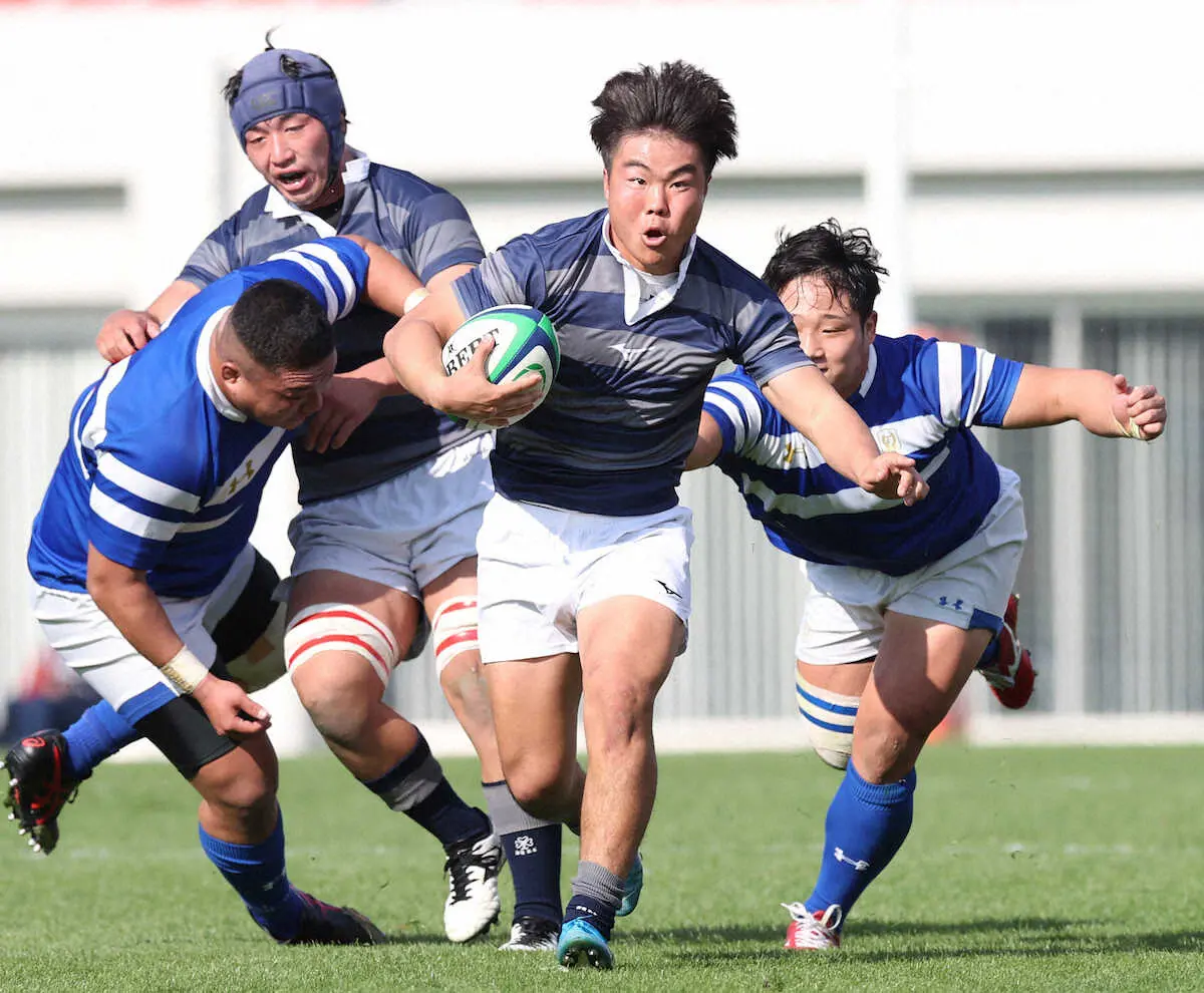 【画像・写真】ラグビー大学選手権　同大２大会連続８強　１年生コンビ躍動　次は帝京大に雪辱だ