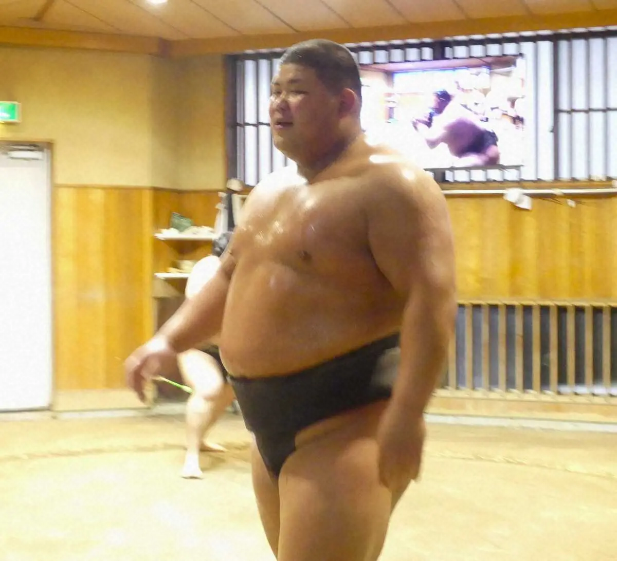 【画像・写真】実業団横綱の落合哲也　宮城野部屋でプロ初稽古　レベル高さ実感