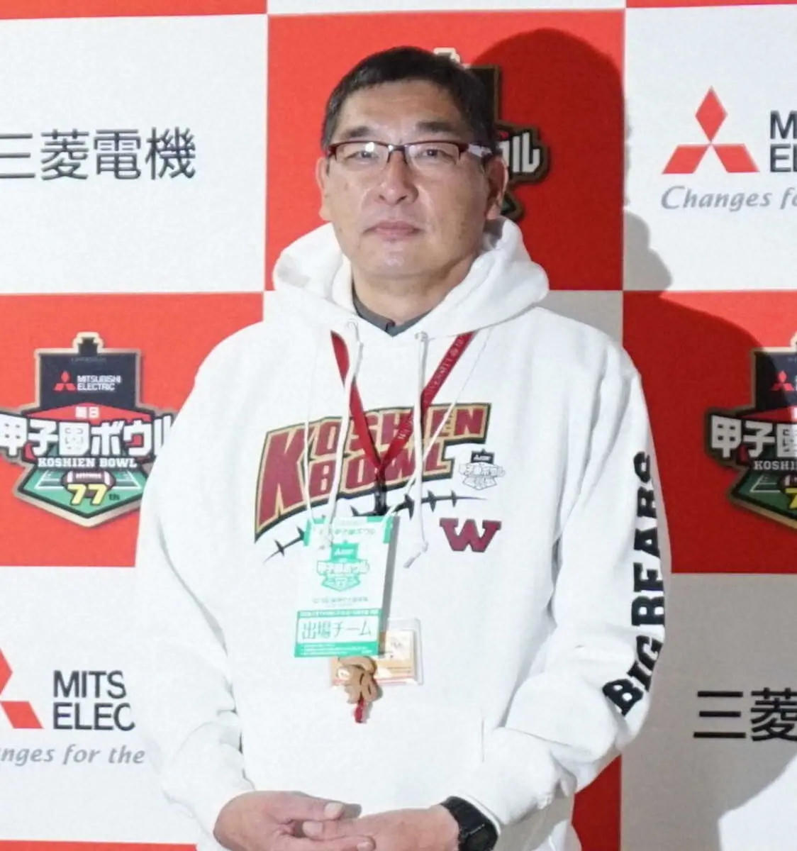 【画像・写真】3年ぶり出場で初優勝目指す早大の高岡監督は「ここに帰ってきてうれしく思う」　甲子園ボウル前日練習
