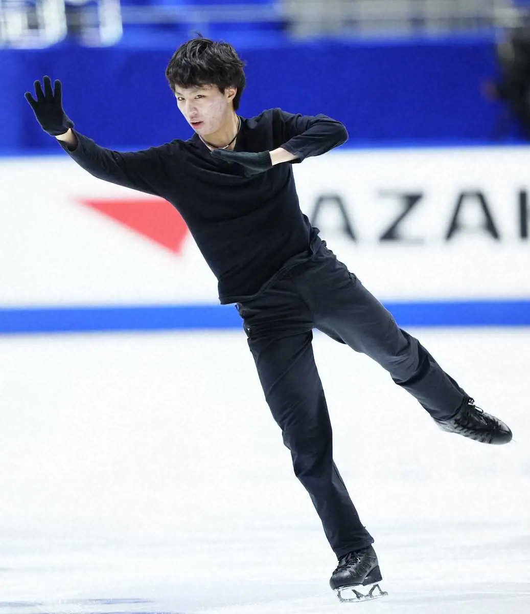 【画像・写真】三浦佳生「嫌な感覚が抜けないまま…。根性で乗り切る」　靴問題抱えながら臨む全日本