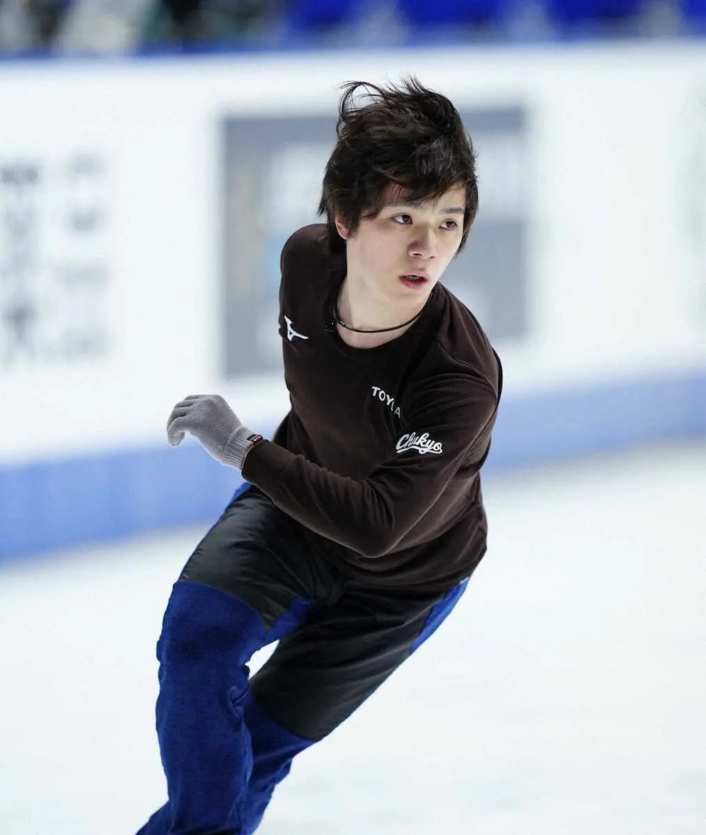 【画像・写真】宇野昌磨　3年ぶりVへジャンプ盤石調整　25日男子フリー