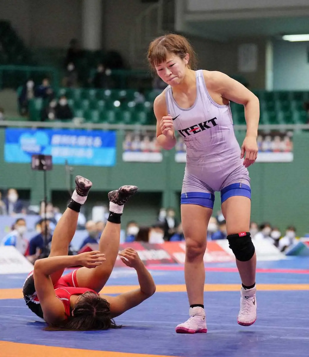 【画像・写真】五輪女王の志土地真優が意地の銅メダルを確保　レスリング全日本選手権