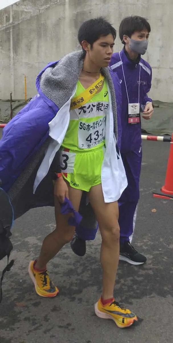 【画像・写真】大分東明が九州勢最上位の9位　荒尾主将「今年走った1年生もいるので、来年奮起して頑張ってほしい」