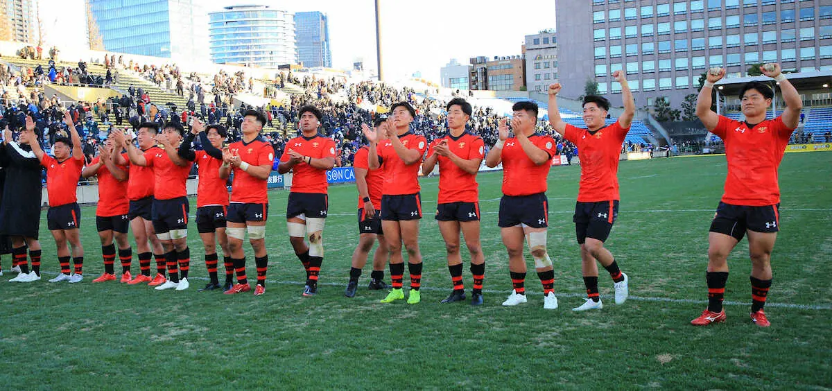 【画像・写真】帝京大、2連覇へ快勝好発進　松山主将「ゼロに抑えられたのは収穫」