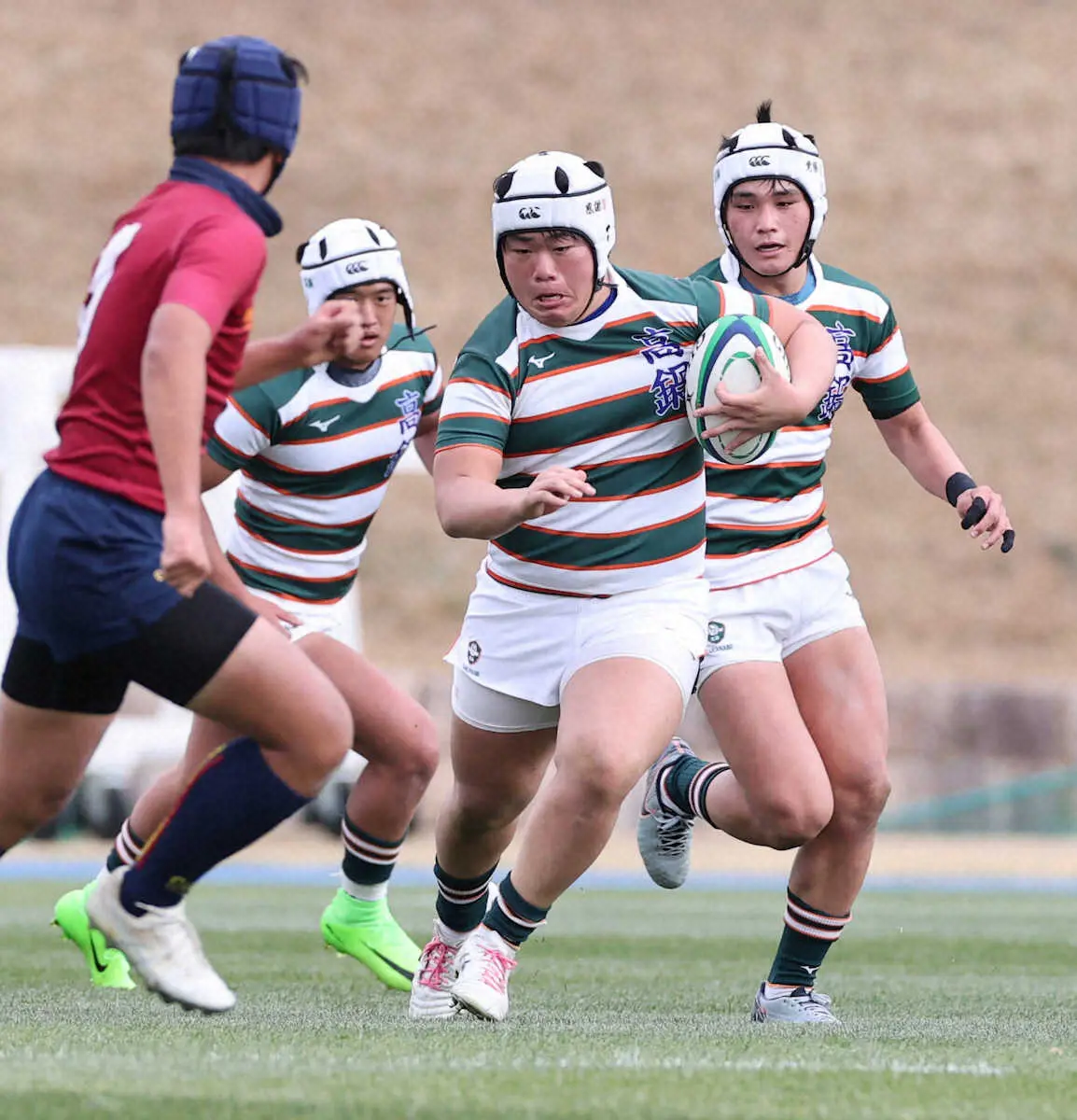 【画像・写真】【高校ラグビー】高鍋快勝　サッカー長友と同姓同名のPR永友優斗も「ブラボー！」