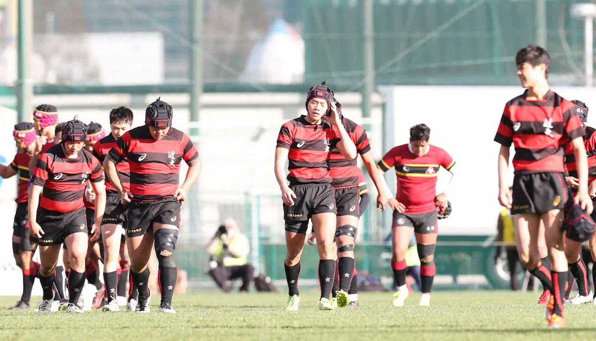 【画像・写真】【高校ラグビー】19人の近大和歌山「花園初勝利」ならずも「ベストメンバーで迎えられた」ことに感謝